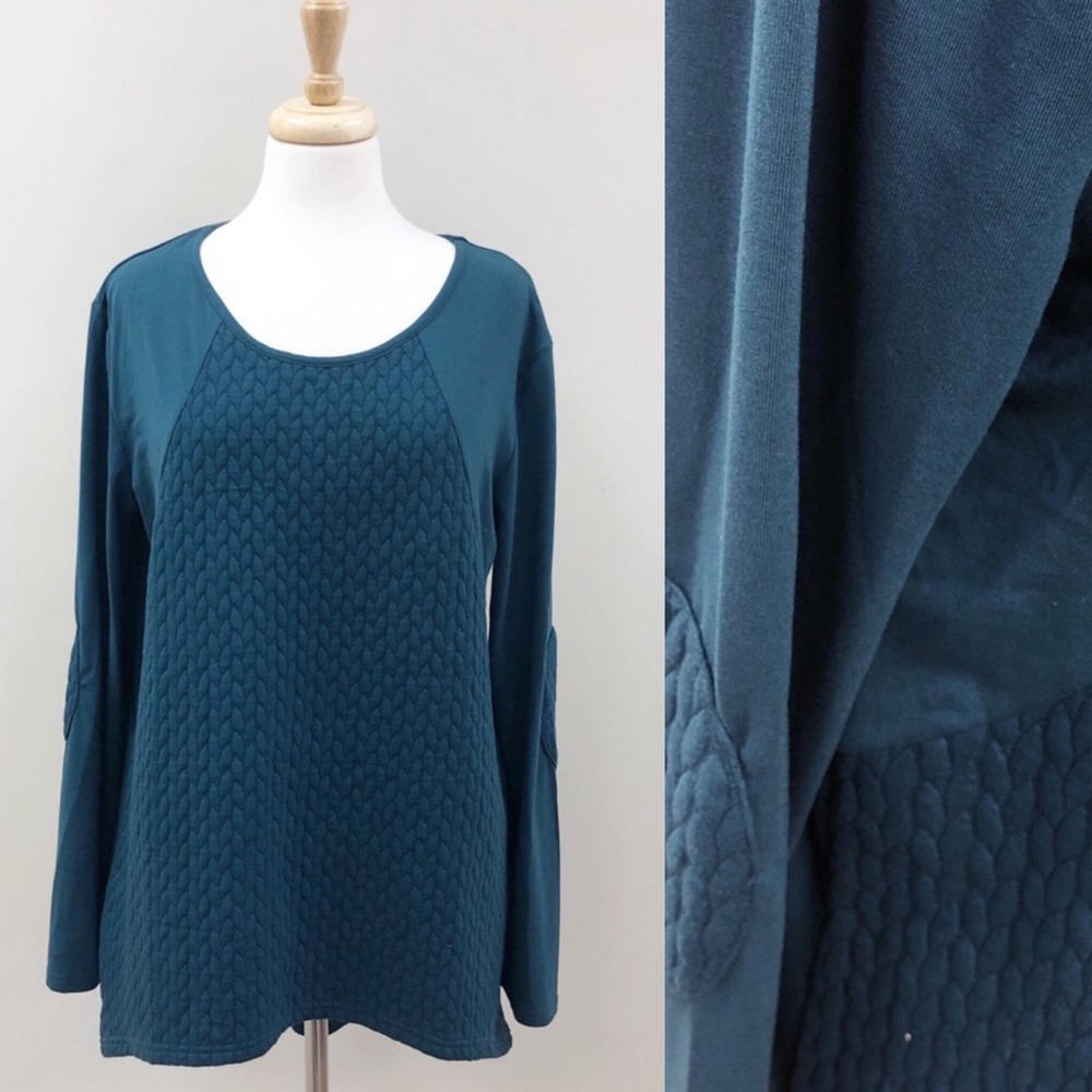 🛍 2 for $15 🛍 Hi-Lo Quilted Detail Tunic Top